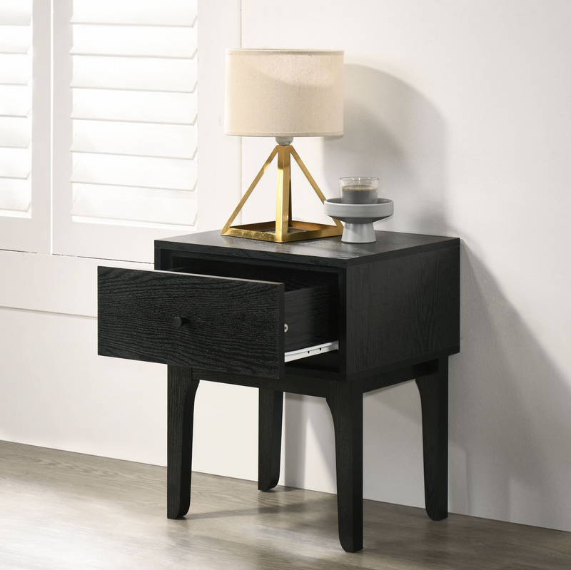 Samuel Bedside Table - Black