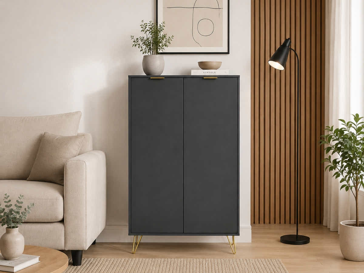 Zinnia 2-Door Shoe Storage Cabinet