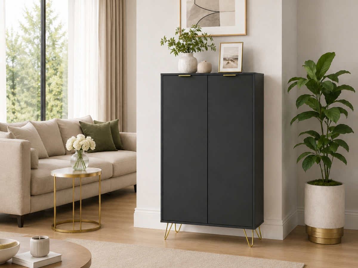 Zinnia 2-Door Shoe Storage Cabinet