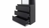 Tiko 3-Drawer Dresser - Black Oak