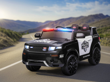 Ride On Car Ride On Police Car New Black