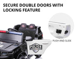 DS Ride On Car Ride On Police Car New Black