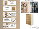 Brooklyn 5-Drawer Tallboy