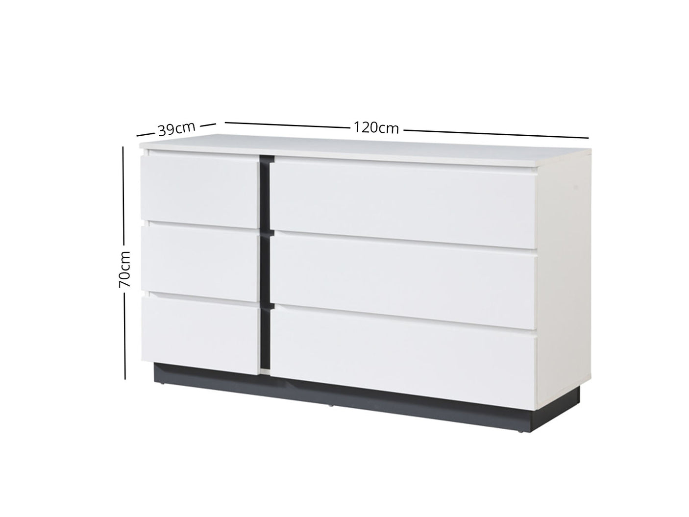 Kalmia Lowboy 6-Drawer