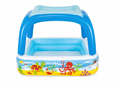 DS Bestway Beach Buddy Shaded Play Pool 1.40m x 1.40m