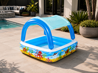 DS Bestway Beach Buddy Shaded Play Pool 1.40m x 1.40m