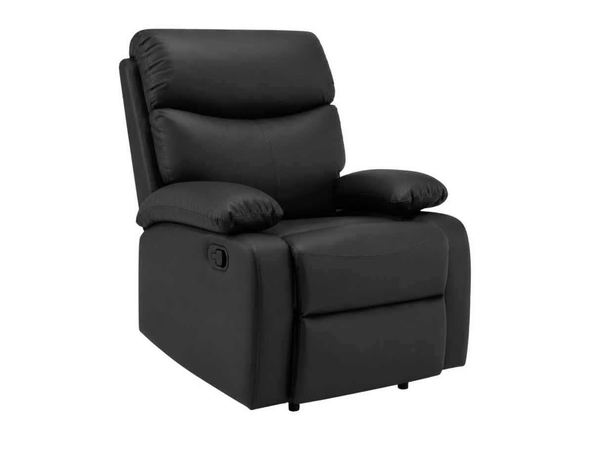 Giselle Recliner Chair PU - Black