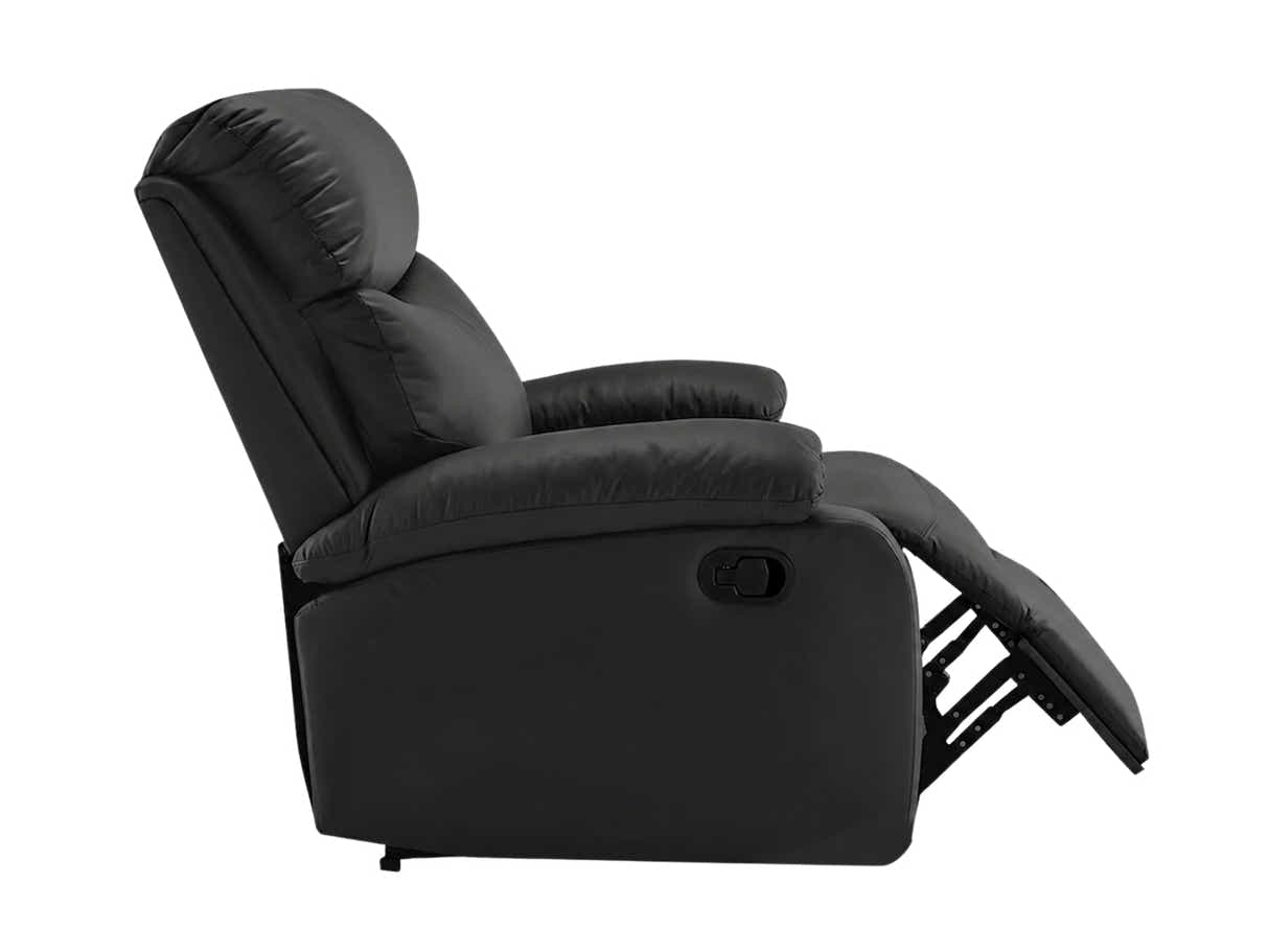Giselle Recliner Chair PU - Black