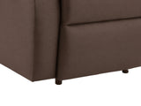 Giselle PU Leather Recliner Chair - Brown