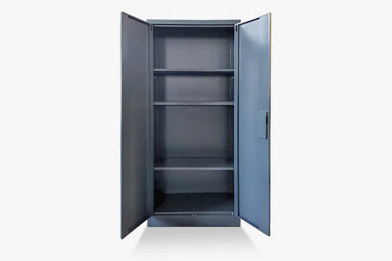 Lockable Steel Garage Storage Cabinet - 165 cm