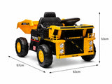 Kids Ride On Dump Truck - Yellow