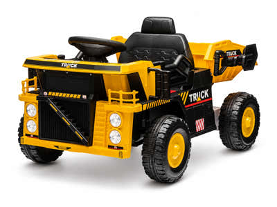 Kids Ride On Dump Truck - Yellow