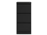 3-Drawer File Cabinet - Black