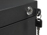 Mobile Pedestal File Cabinet - Black