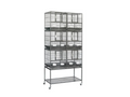Iron Bird Cage with Six-cage Design - 209 cm