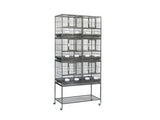 Iron Bird Cage with Six-cage Design - 209 cm