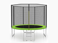 Trampoline Lime with Outside Net - 8ft