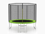 Trampoline Lime with Outside Net - 8ft