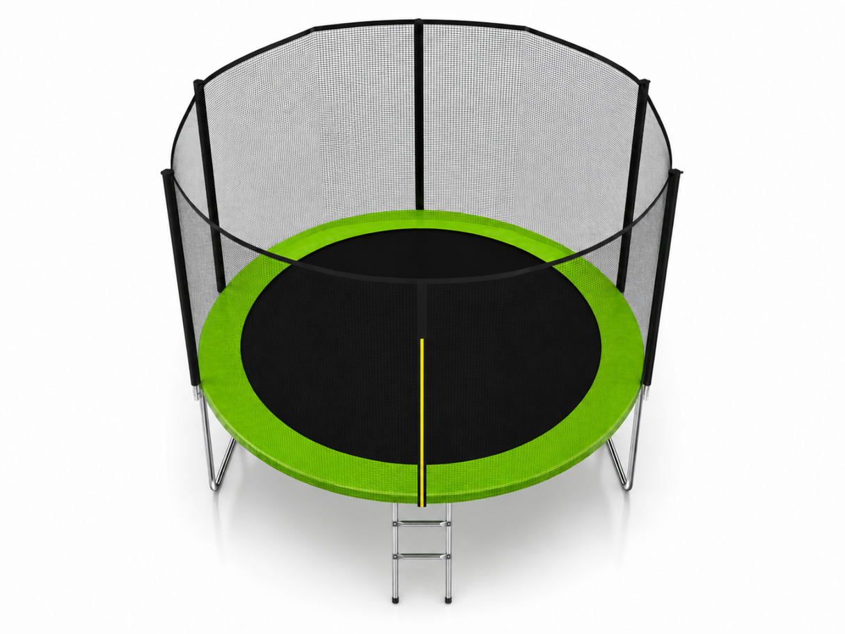 Trampoline Lime with Outside Net - 8ft