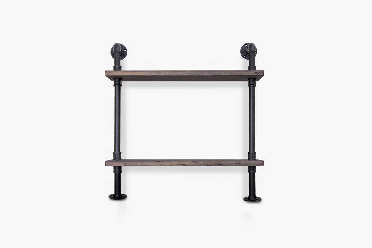 2-Tier Pipe Shelf