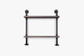 2-Tier Pipe Shelf