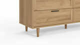 Rechteck 7-Drawer Lowboy - Wood