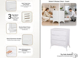 Delani 3-Drawer Chest - Cream