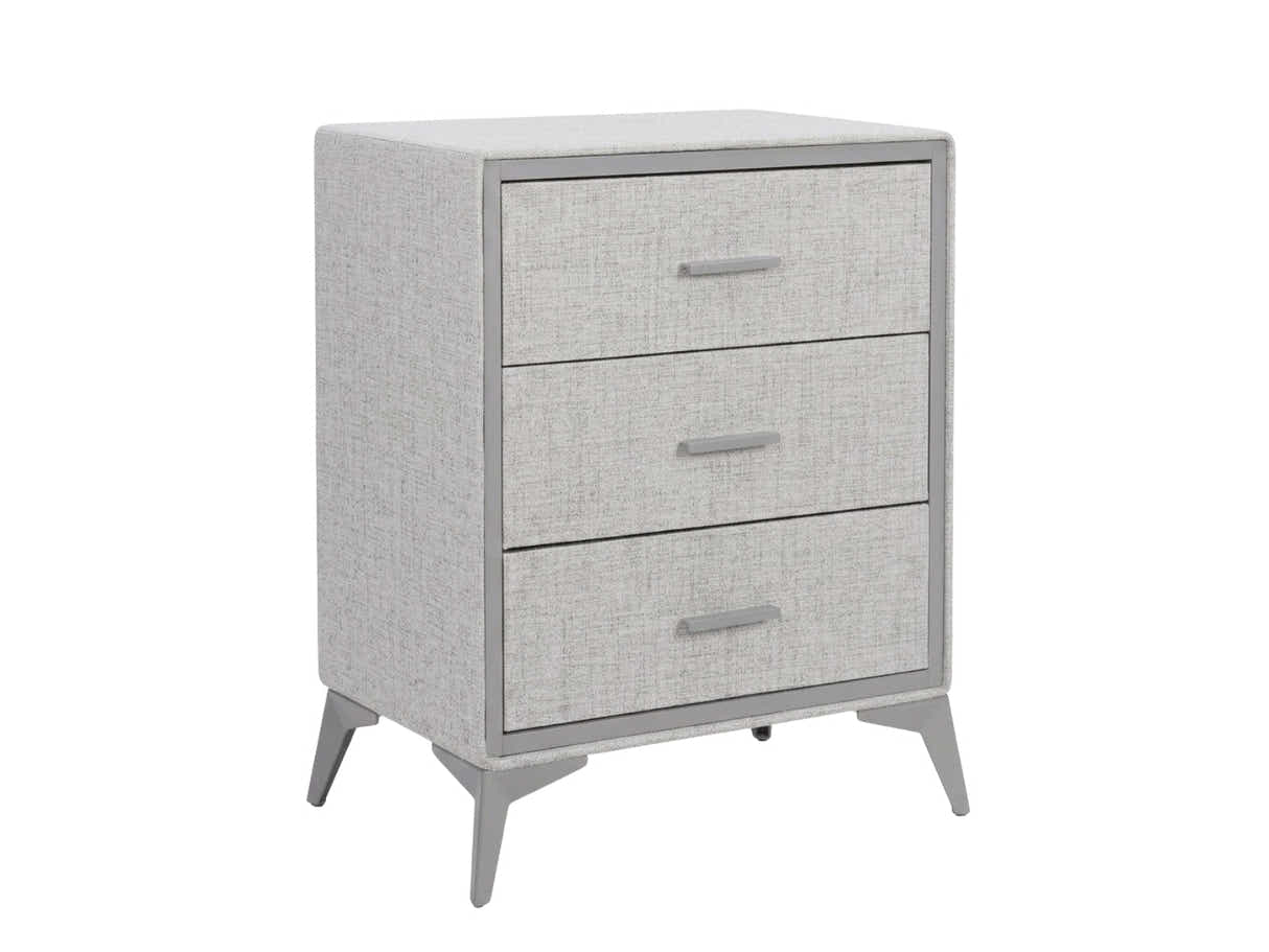 Delani 3-Drawer Chest - Grey