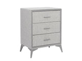 Delani 3-Drawer Chest - Grey