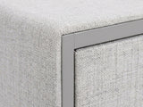 Delani 3-Drawer Chest - Grey
