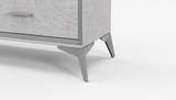 Delani 6-Drawer Lowboy - Grey