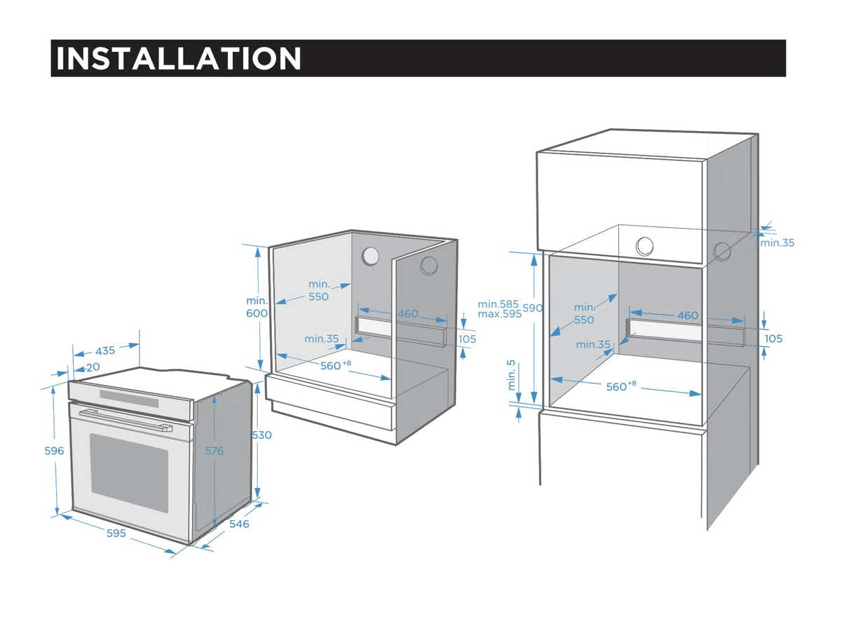 Midea 13 Functions Built-in Oven 72L