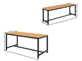 3-Piece Wooden Dining Set
