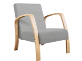Bentwood Linen Sofa - Grey