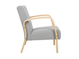 Bentwood Linen Sofa - Grey