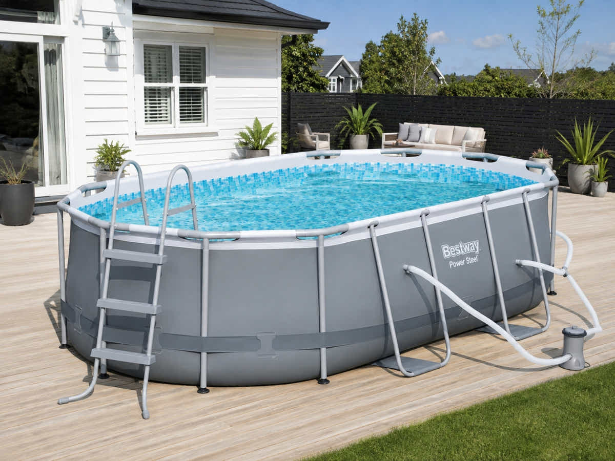 Bestway Power Steel Oval Pool 4.27m x 2.5m