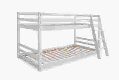 Polli Mid-Sleeper Bunk Bed - White