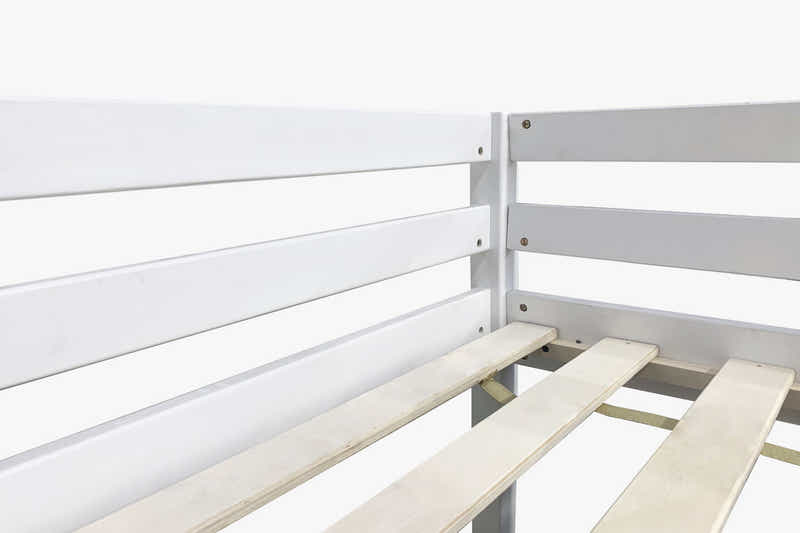 Polli Mid-Sleeper Bunk Bed - White