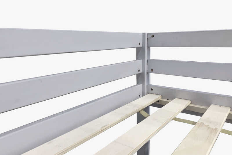 Polli Mid-Sleeper Bunk Bed - Grey