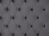 Rakel Velvet Headboard Grey - Double