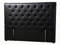 Raisa PU Headboard Black - Double