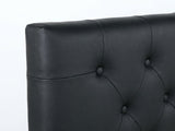 Raisa PU Headboard Black - Double