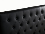 Raisa PU Headboard Black - King