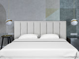 Tada Headboard Double Fabric Grey