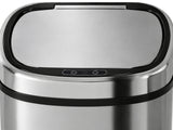 68L Square Sensor Bin - Silver