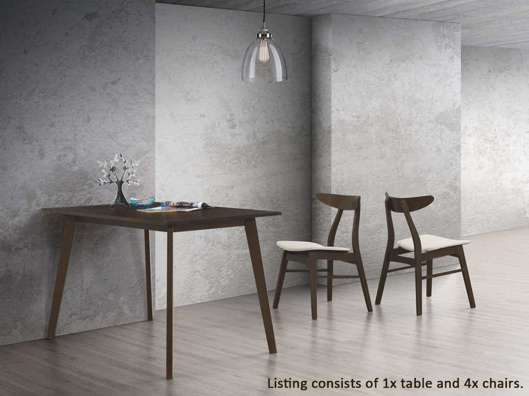 Fiesta 5-Piece Dining Set - Wenge