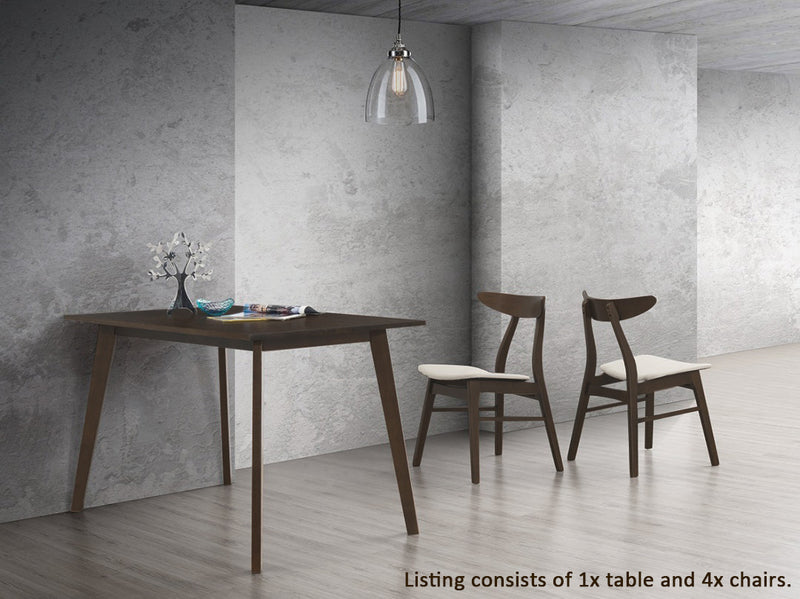 Fiesta 5-Piece Dining Set - Wenge