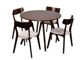 DS Hexa + Iora Dining Set Walnut