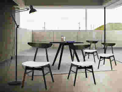 Hexa + Fiesta 5-Piece Dining Set - Wenge