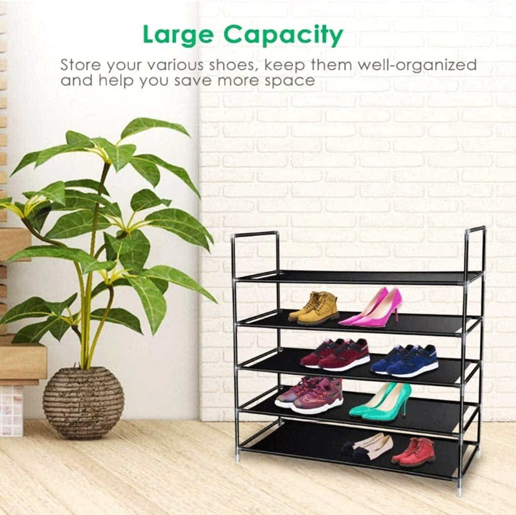 DS BS 5 Tier Extra Wide Shoe Rack